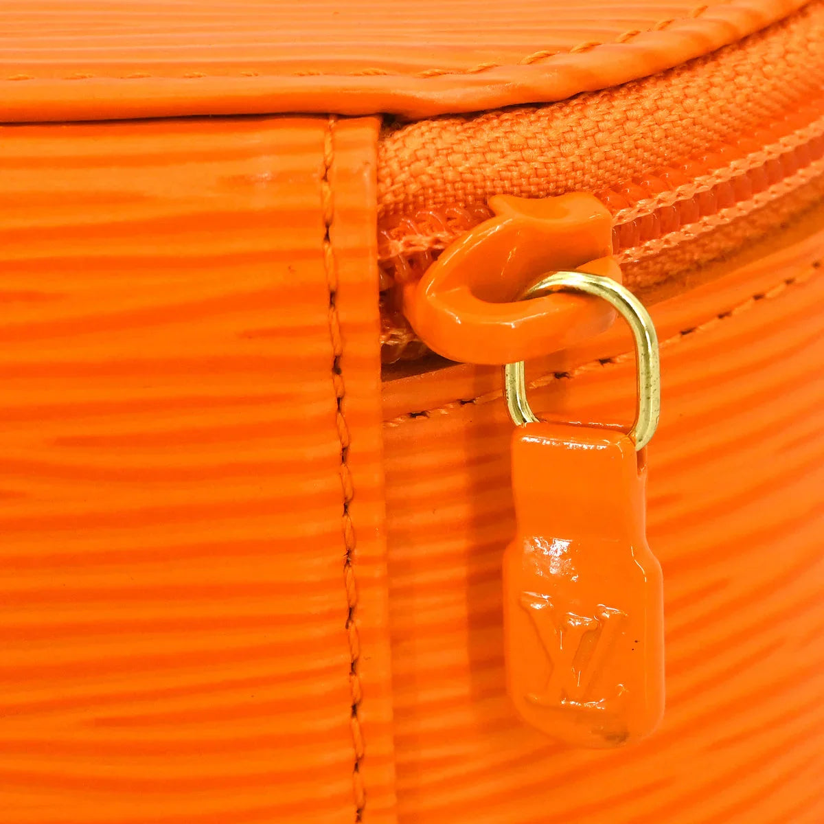 Louis Vuitton Orange Epi Ecrin Bijou 12 Jewelry Case Pouch M4820H