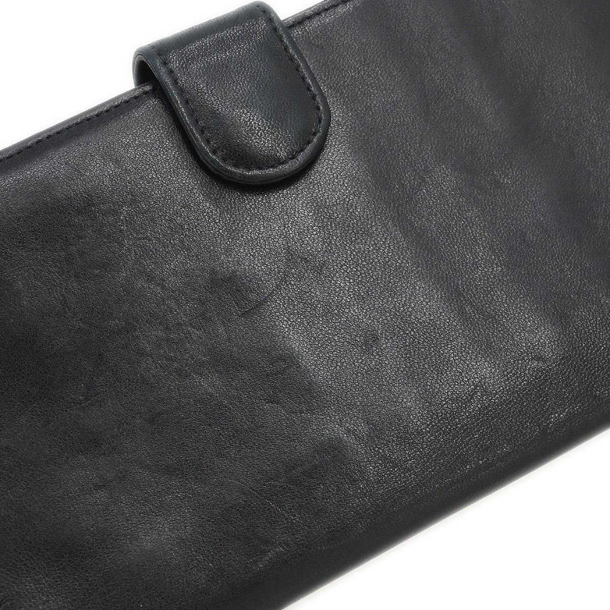 Chanel 1996-1997 Black Lambskin Long Wallet