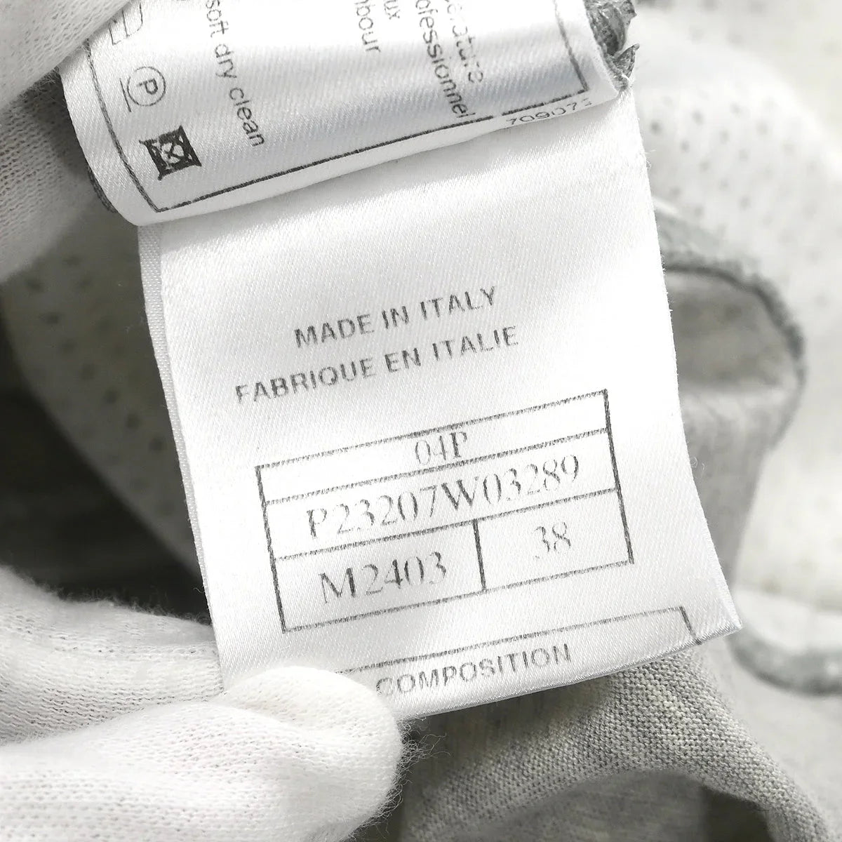 Chanel 2004 Sport Line Sleeveless Mesh Top Gray #38