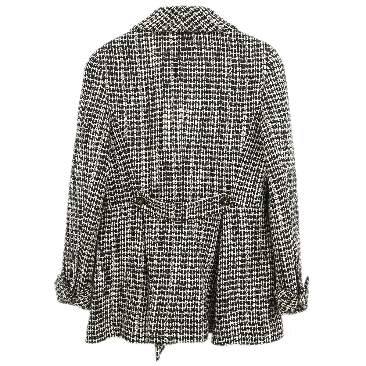 Chanel 2001 Double Breasted Jacket Brown #40