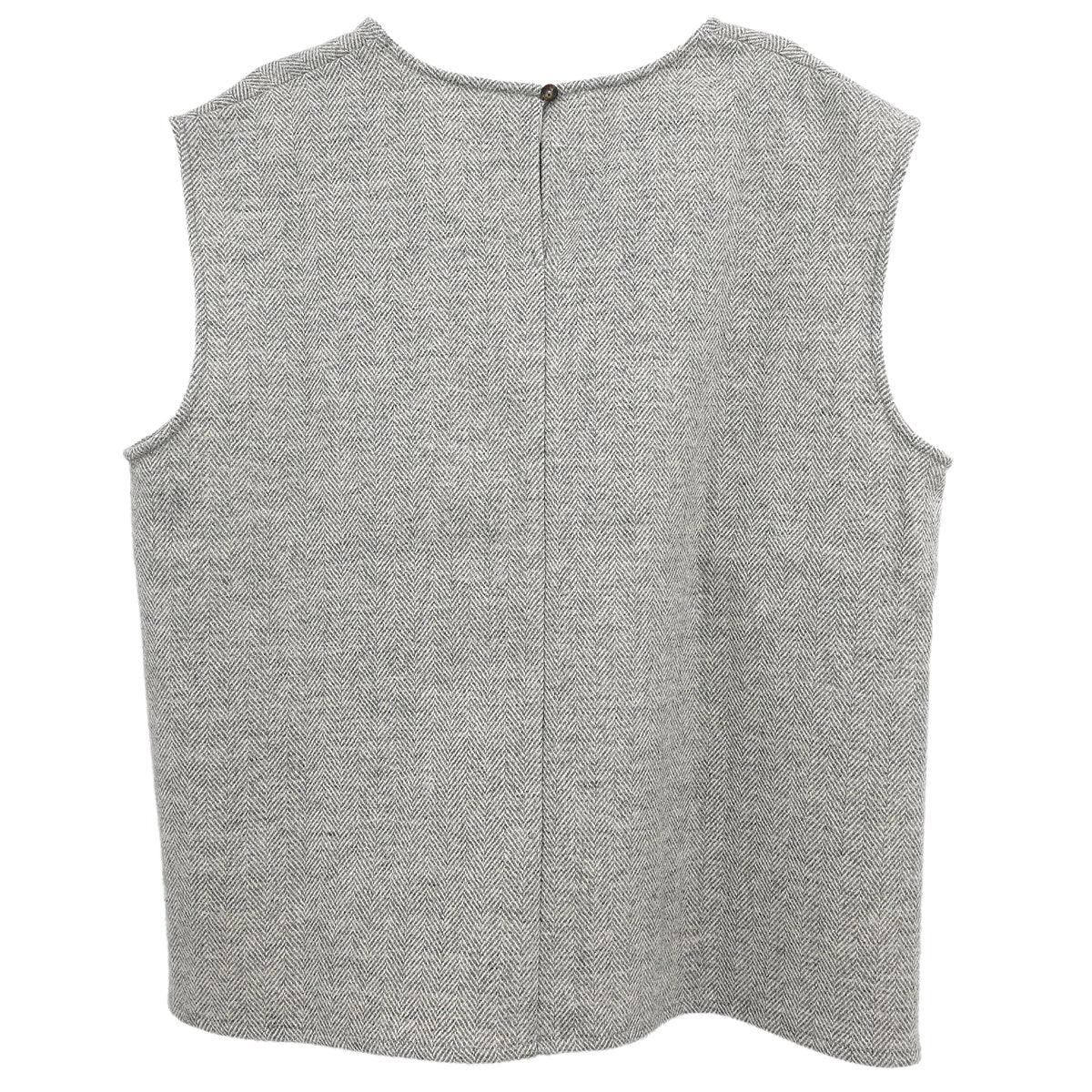 Hermes Sleeveless Top Gray #38