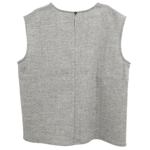 Macエルメス　アモーレ　38 Hermes Sleeveless Top Gray #38 – AMORE Vintage Tokyo