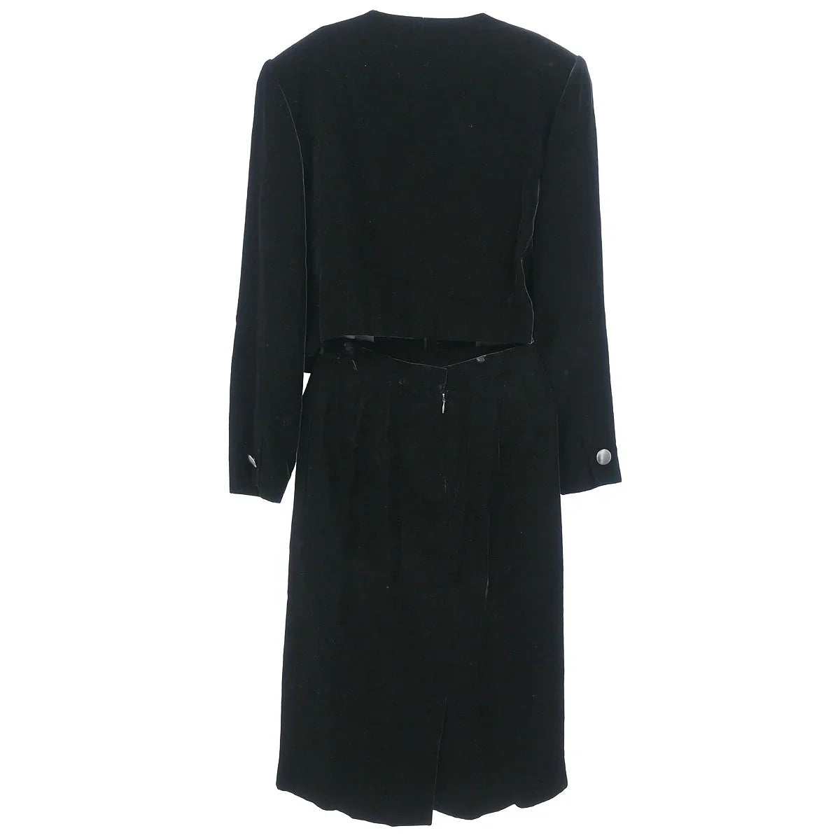 Christian Dior Setup Suit Jacket Skirt Black #9