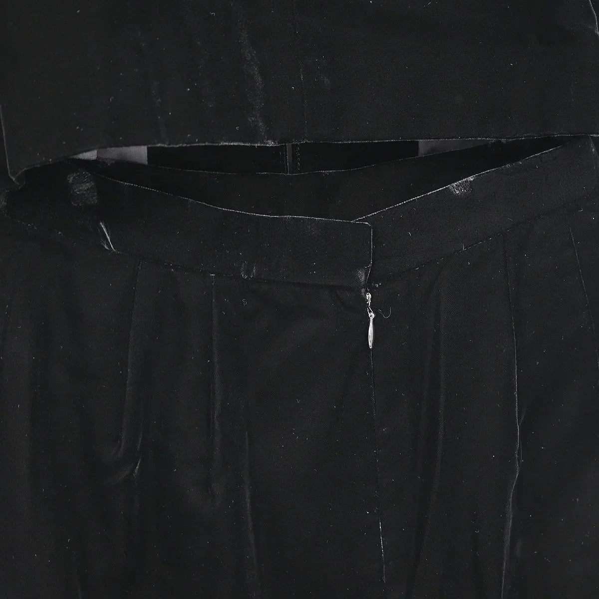 Christian Dior Setup Suit Jacket Skirt Black #9