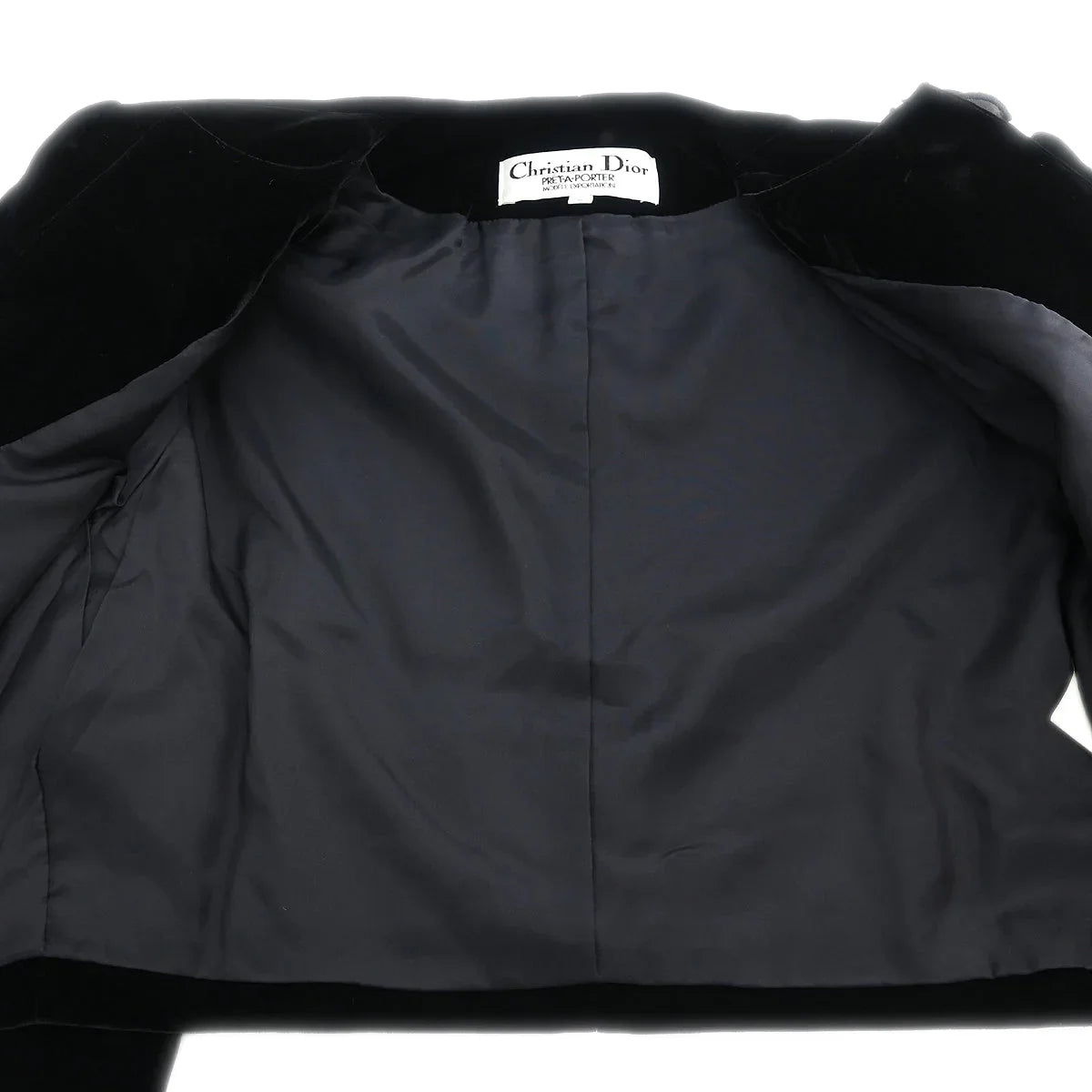 Christian Dior Setup Suit Jacket Skirt Black #9