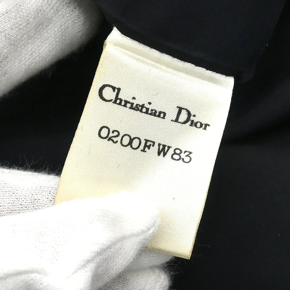 Christian Dior Setup Suit Jacket Skirt Black #9