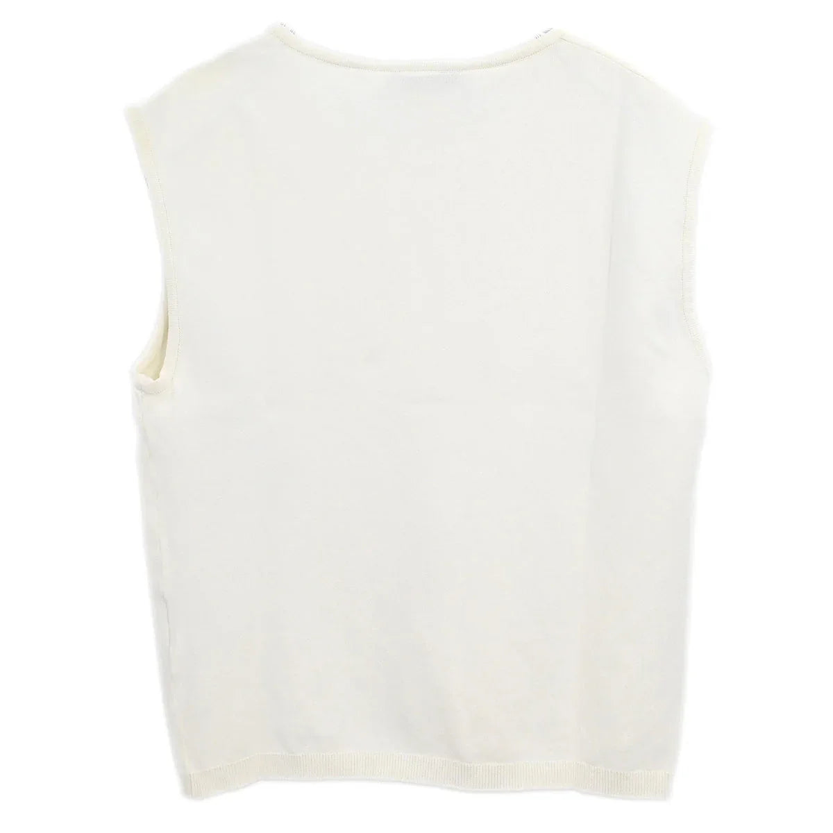 Chanel 1998 Sleeveless Top White #42
