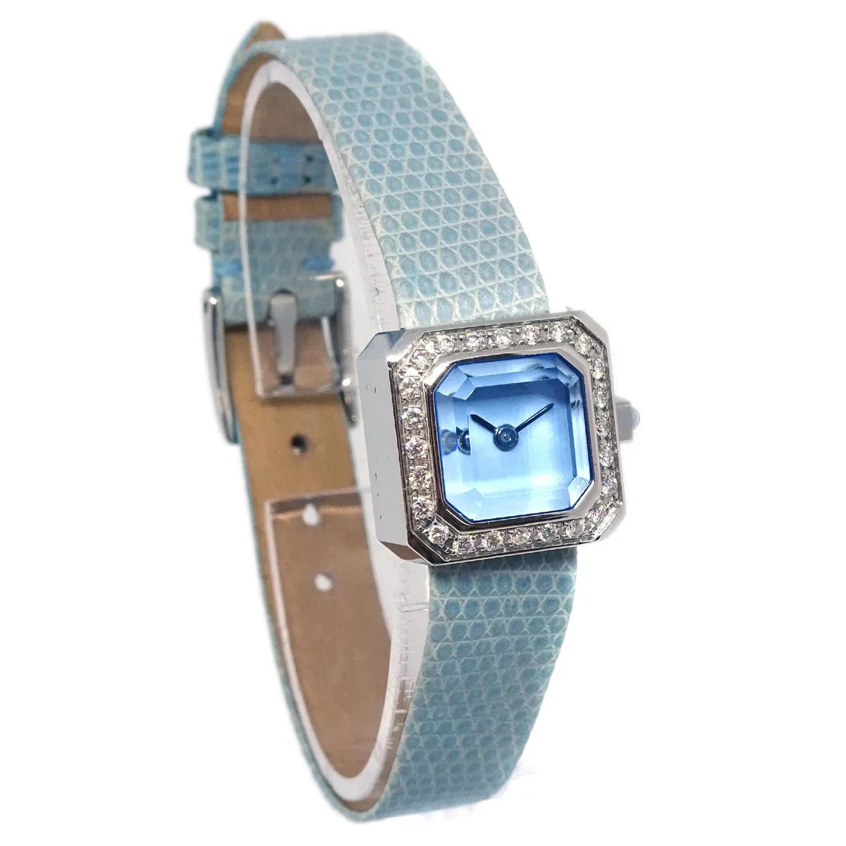 Corum * Sugar Cube Ref.137.426.47 Quartz Watch SS Diamond