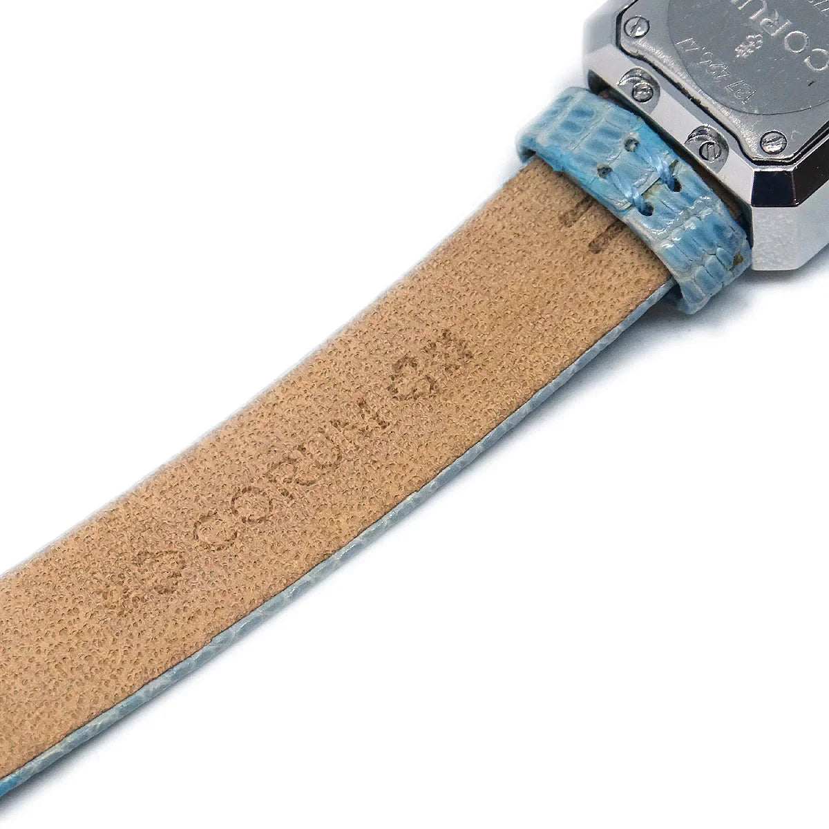 Corum * Sugar Cube Ref.137.426.47 Quartz Watch SS Diamond