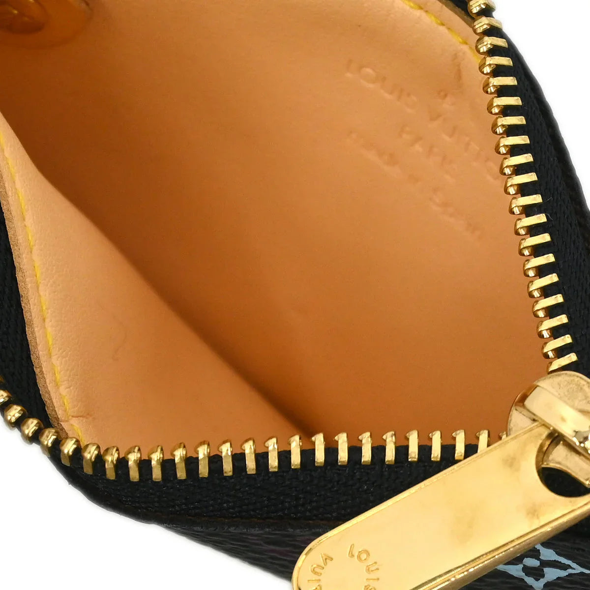 Louis Vuitton 2004 Multicolor Pochette Cles Coin Case Wallet M92654