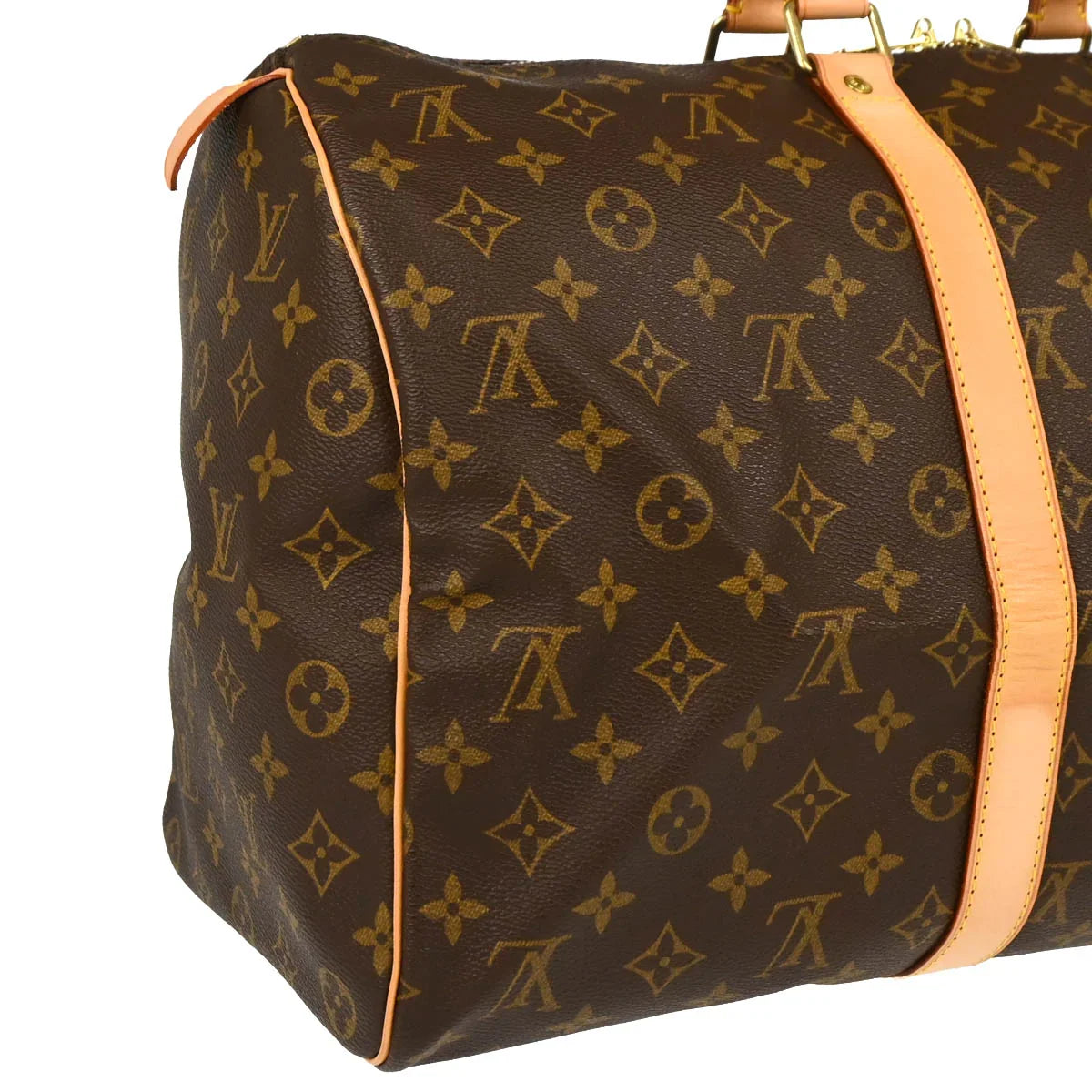 Louis Vuitton 2002 Monogram Keepall 45 Travel Duffle Handbag M41428