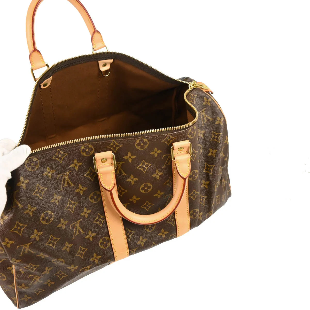 Louis Vuitton 2002 Monogram Keepall 45 Travel Duffle Handbag M41428