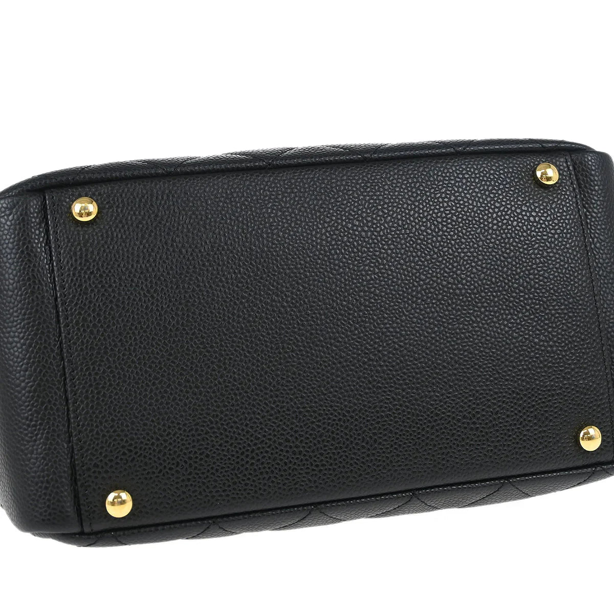 Chanel 2008-2009 Black Caviar Petite Timeless Tote PTT Chain Handbag