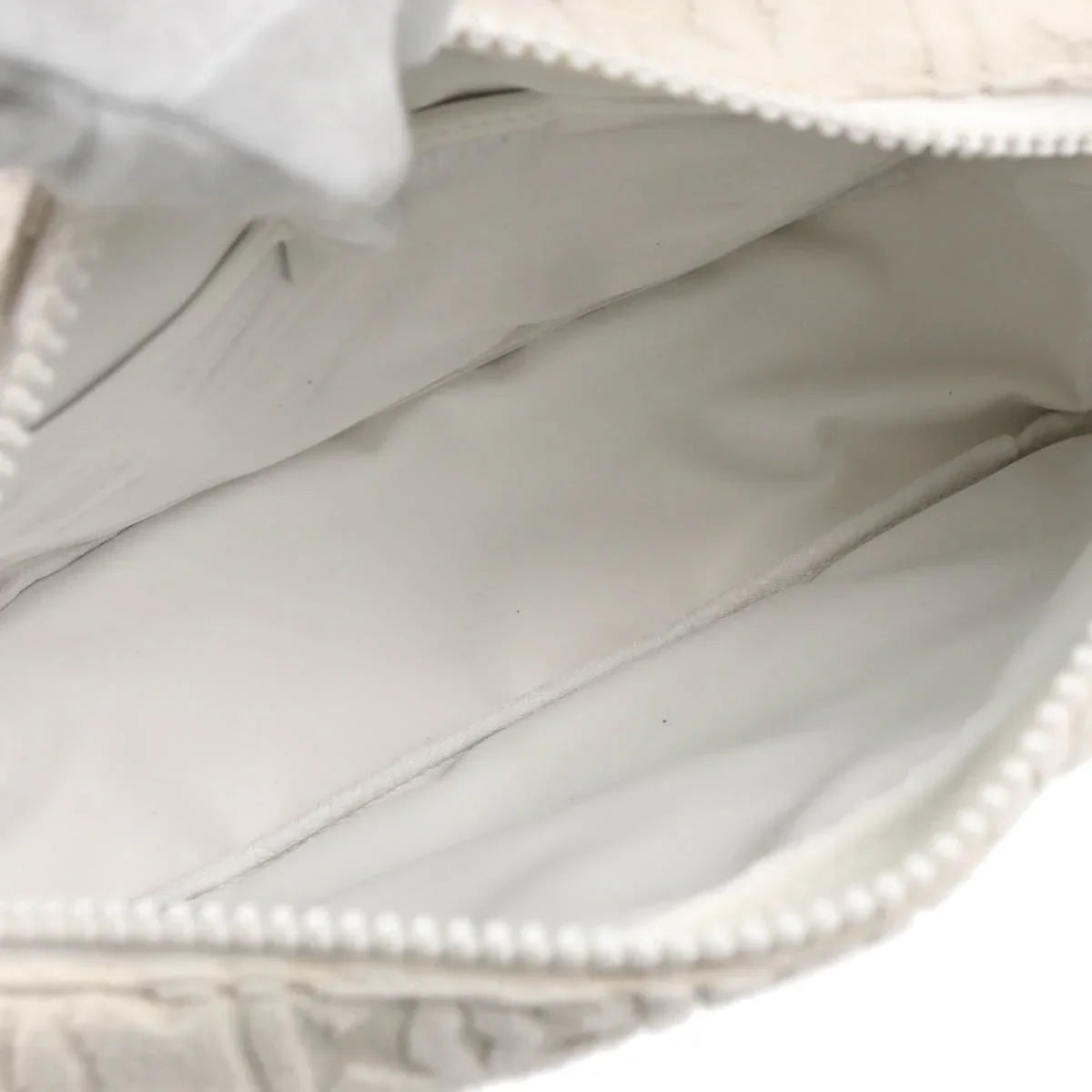 Chanel 2002-2003 White Cotton Handbag