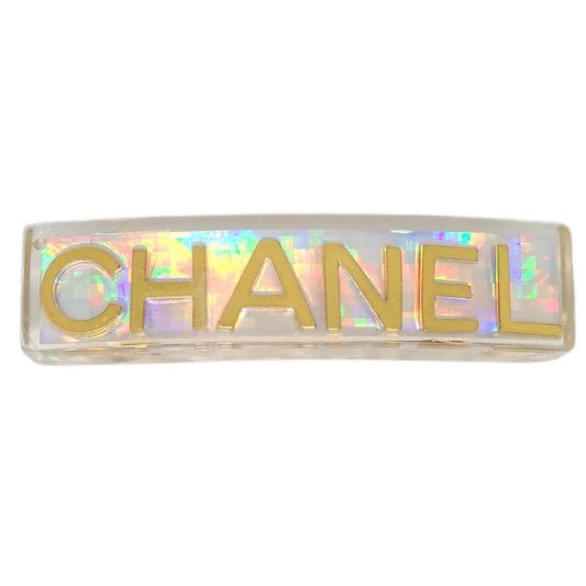 Chanel Hair Clip Barrette Clear 97A