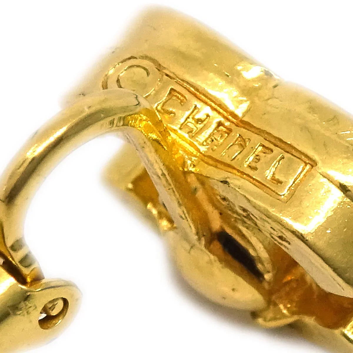 Chanel Gold Mini CC Earrings Clip-On 233