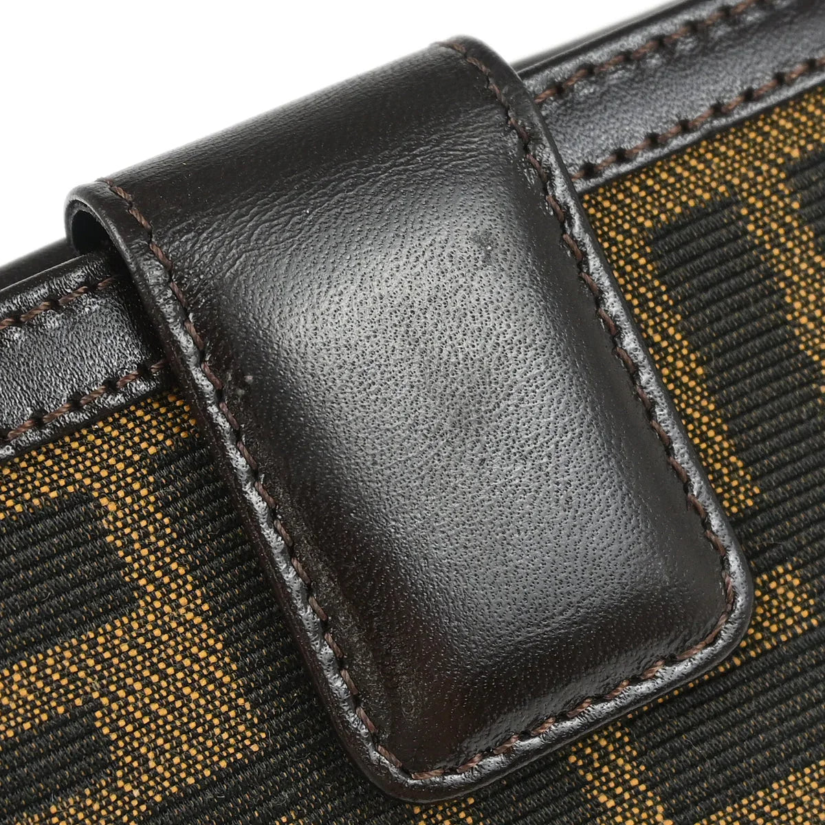 Fendi 2001 Brown Zucca Wallet Purse