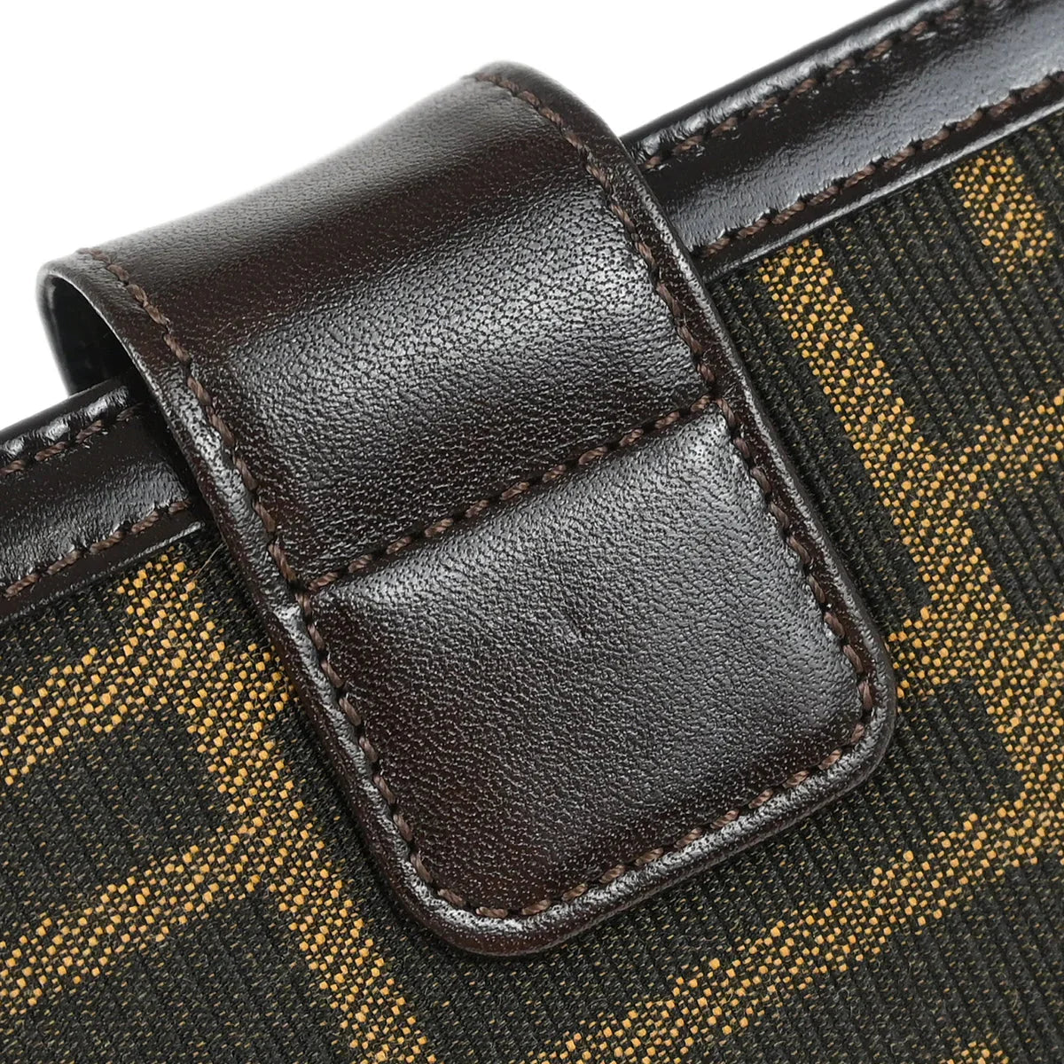 Fendi 2009 Brown Zucca Note Book Cover Small Good
