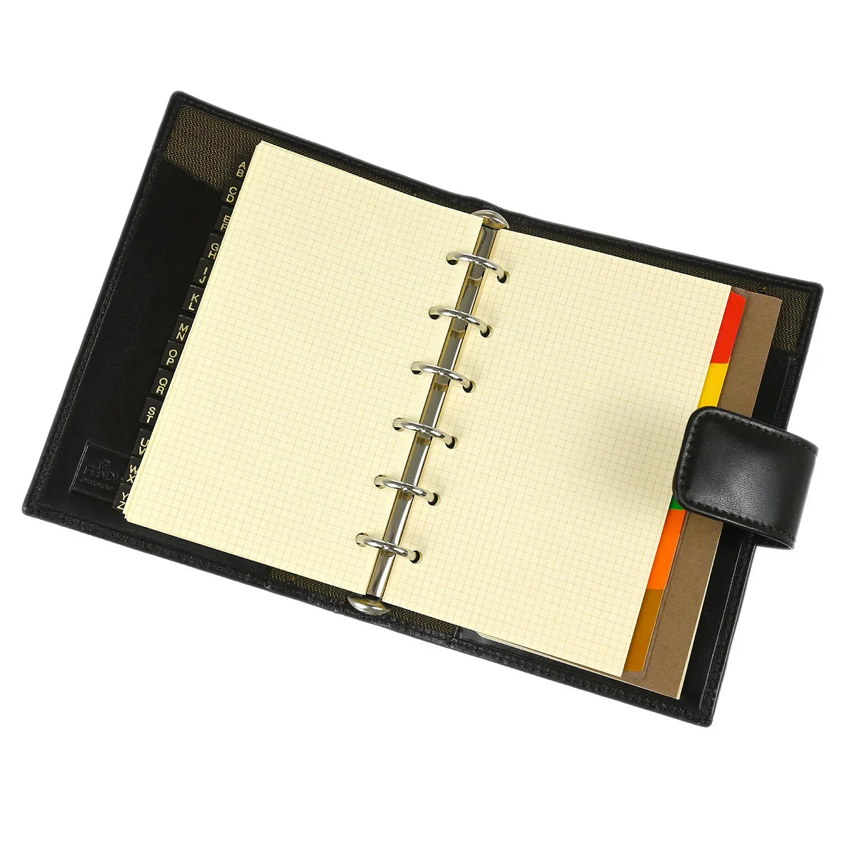 Fendi 2009 Brown Zucca Note Book Cover Small Good