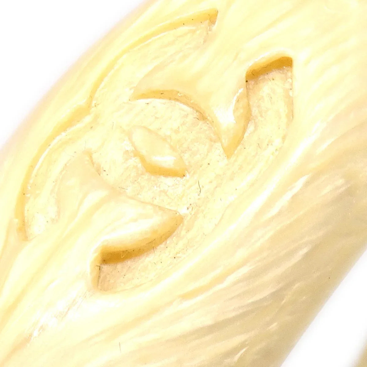 Chanel Bangle Acrylic Beige 96C