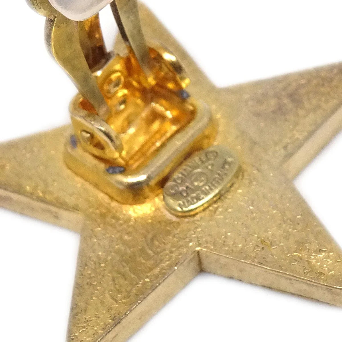 Chanel Star Earrings Clip-On Pink 01P