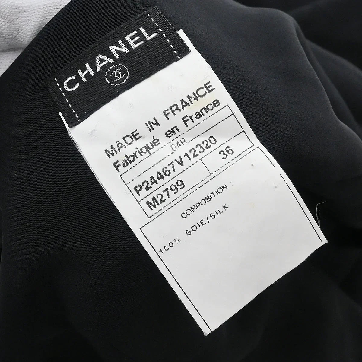 Chanel 2004 Blouse Shirt Black #36