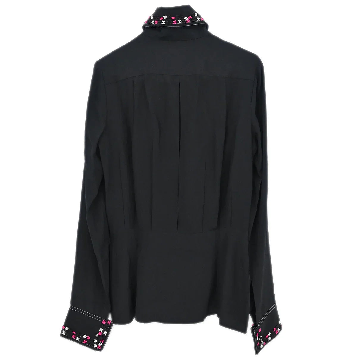 Chanel 2004 Blouse Shirt Black #36