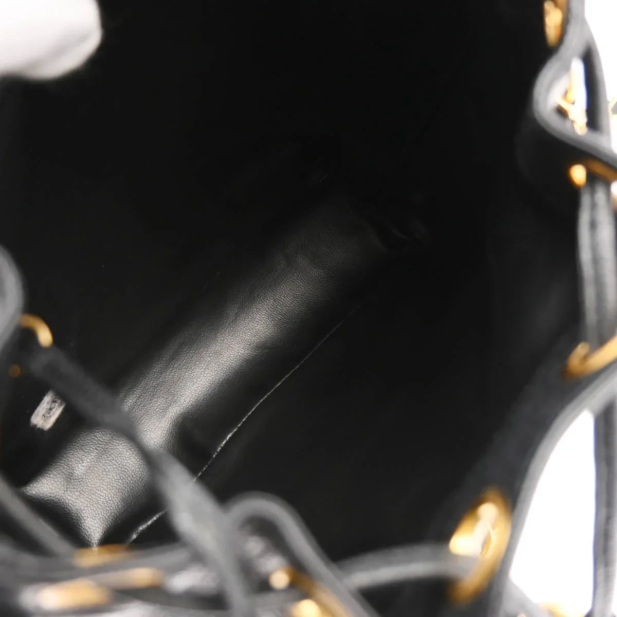 Chanel Black Caviar Triple CC Drawstring Shoulder Bag