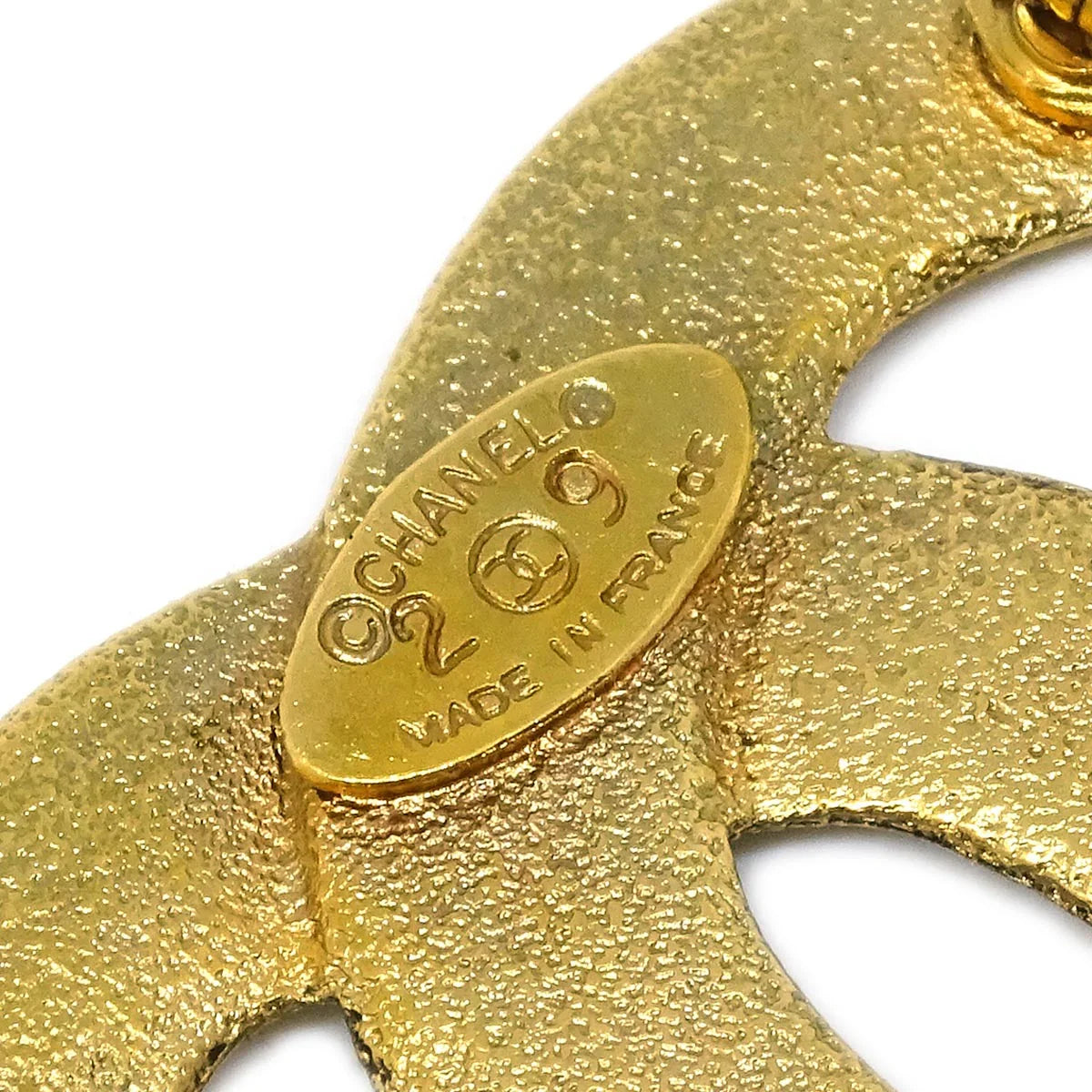 Chanel CC Brooch Pin Gold 1264/29