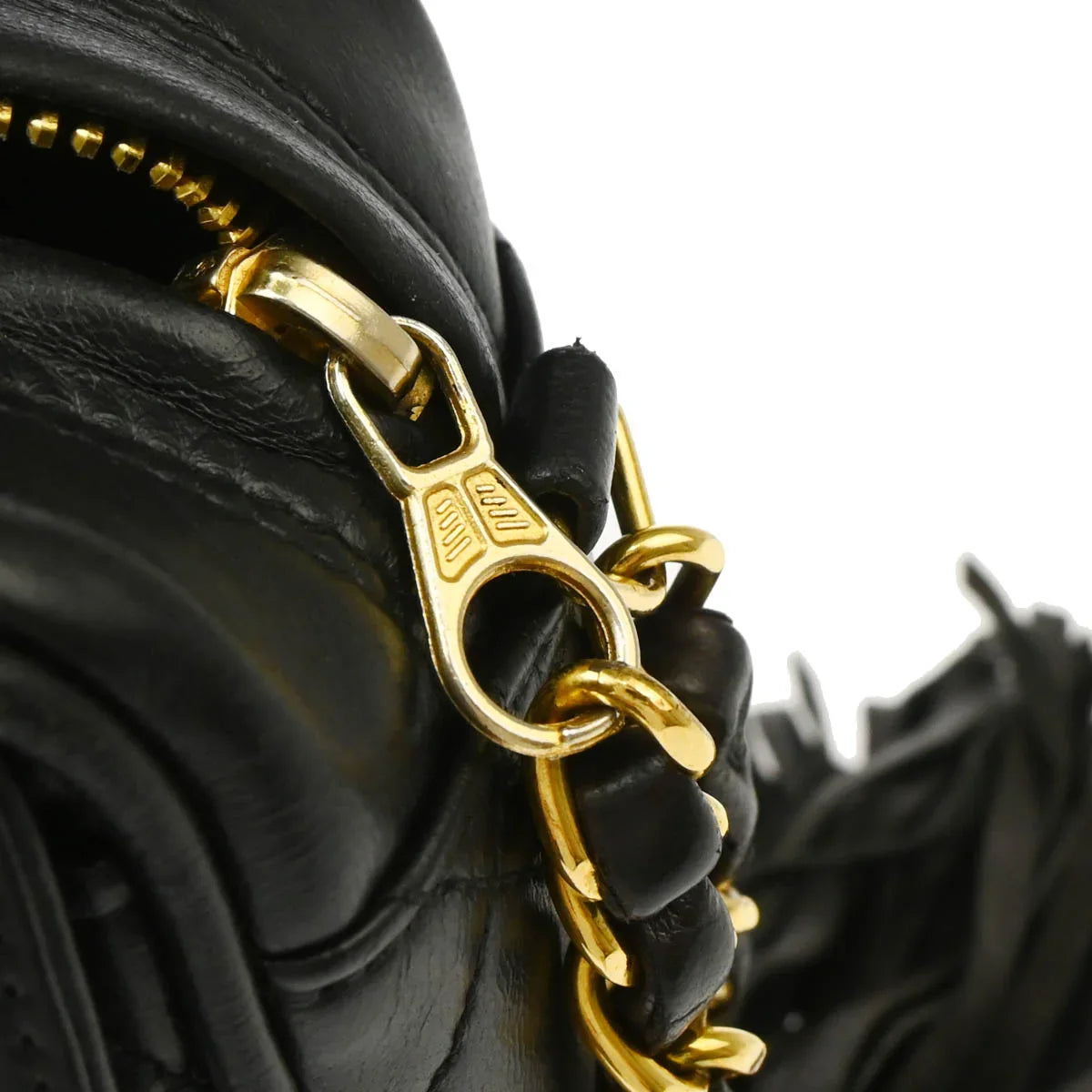 Chanel 1994-1996 Black Lambskin Camera Bag Mini