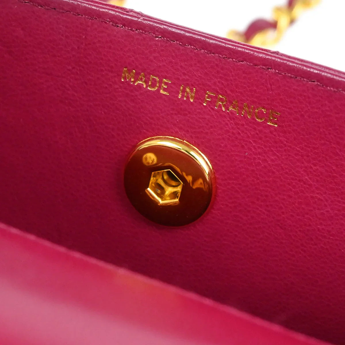 Chanel 1989-1991 Purple Lambskin Single Flap Shoulder Bag