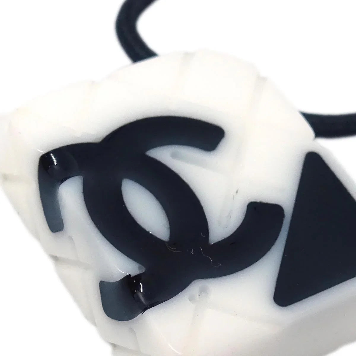 Chanel Hair Band Hair Accessories Black 05C