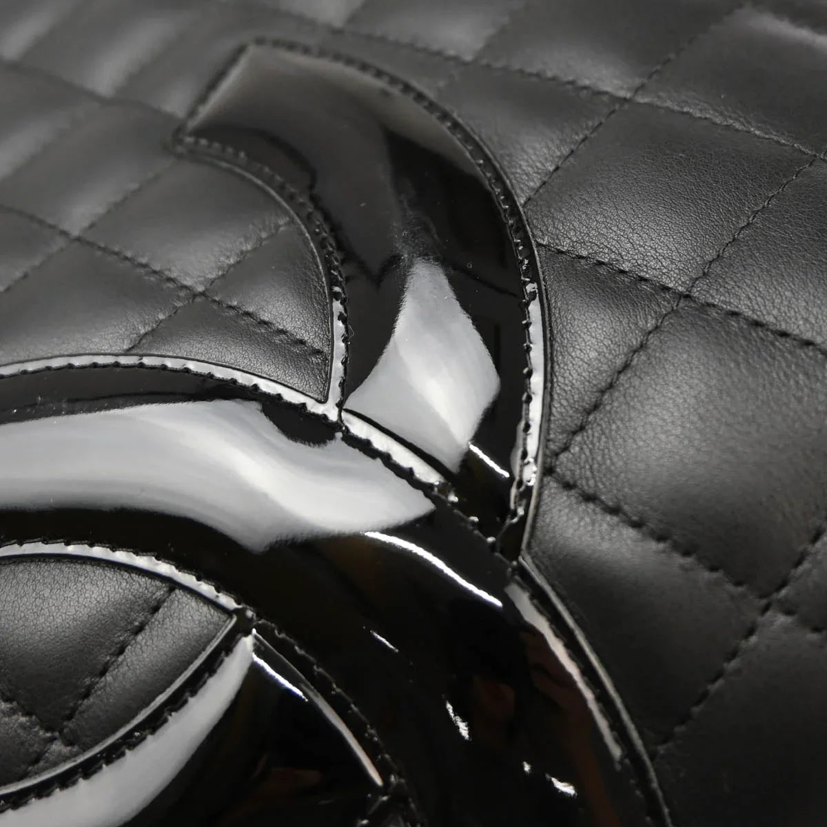 Chanel 2008-2009 Black Calfskin Cambon Ligne Tote Handbag