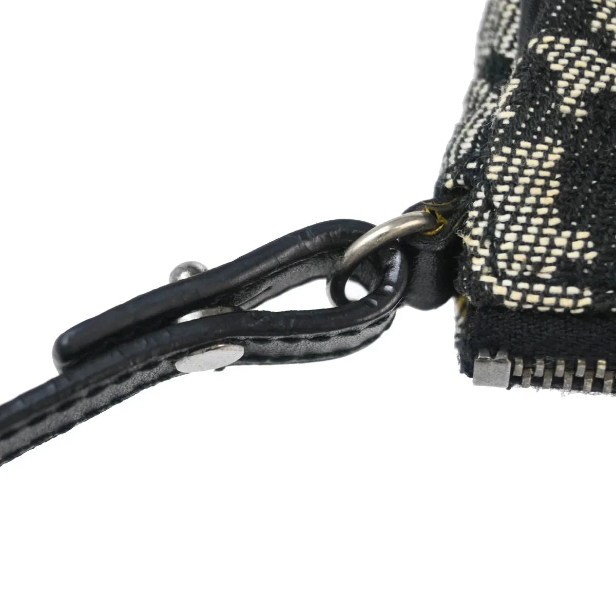 Christian Dior 2002 Black Trotter Saddle Handbag