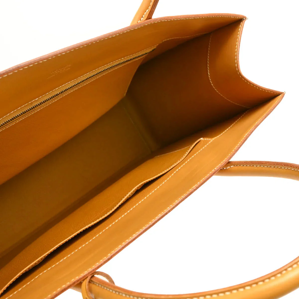 Hermes 2000 Natural Vache White Bus GM Tote Handbag