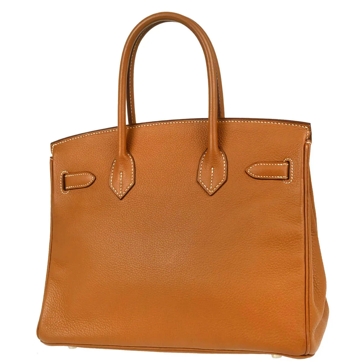 Hermes 2006 Gold Taurillon Clemence Birkin 30 Handbag