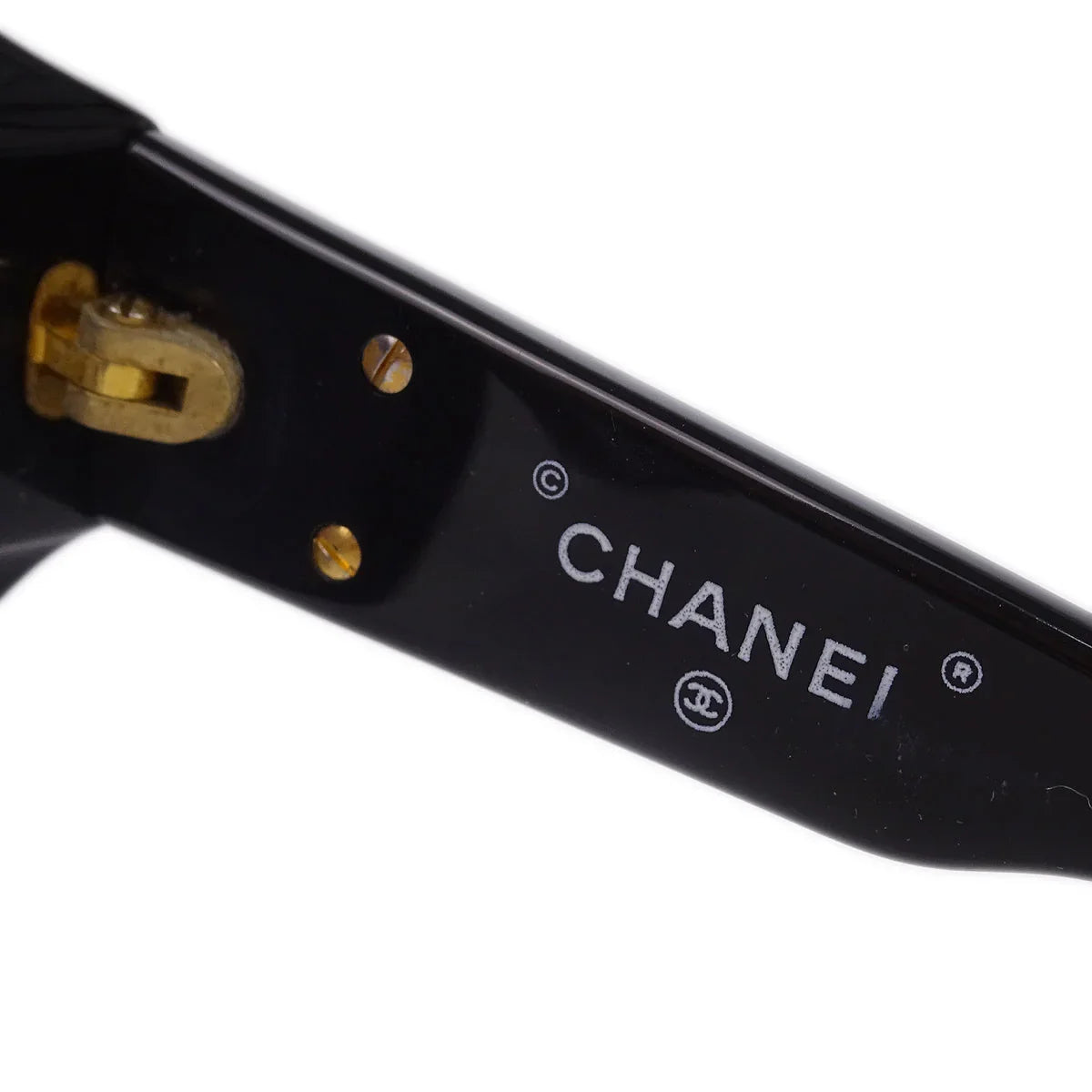 Chanel Sunglasses Eyewear Black Small Good