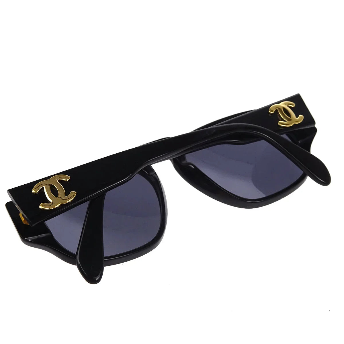 Chanel Sunglasses Eyewear Black Small Good