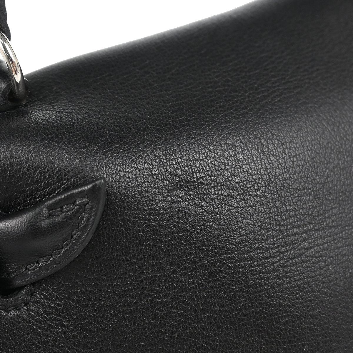 Hermes * Black Gulliver Kelly Doll Handbag