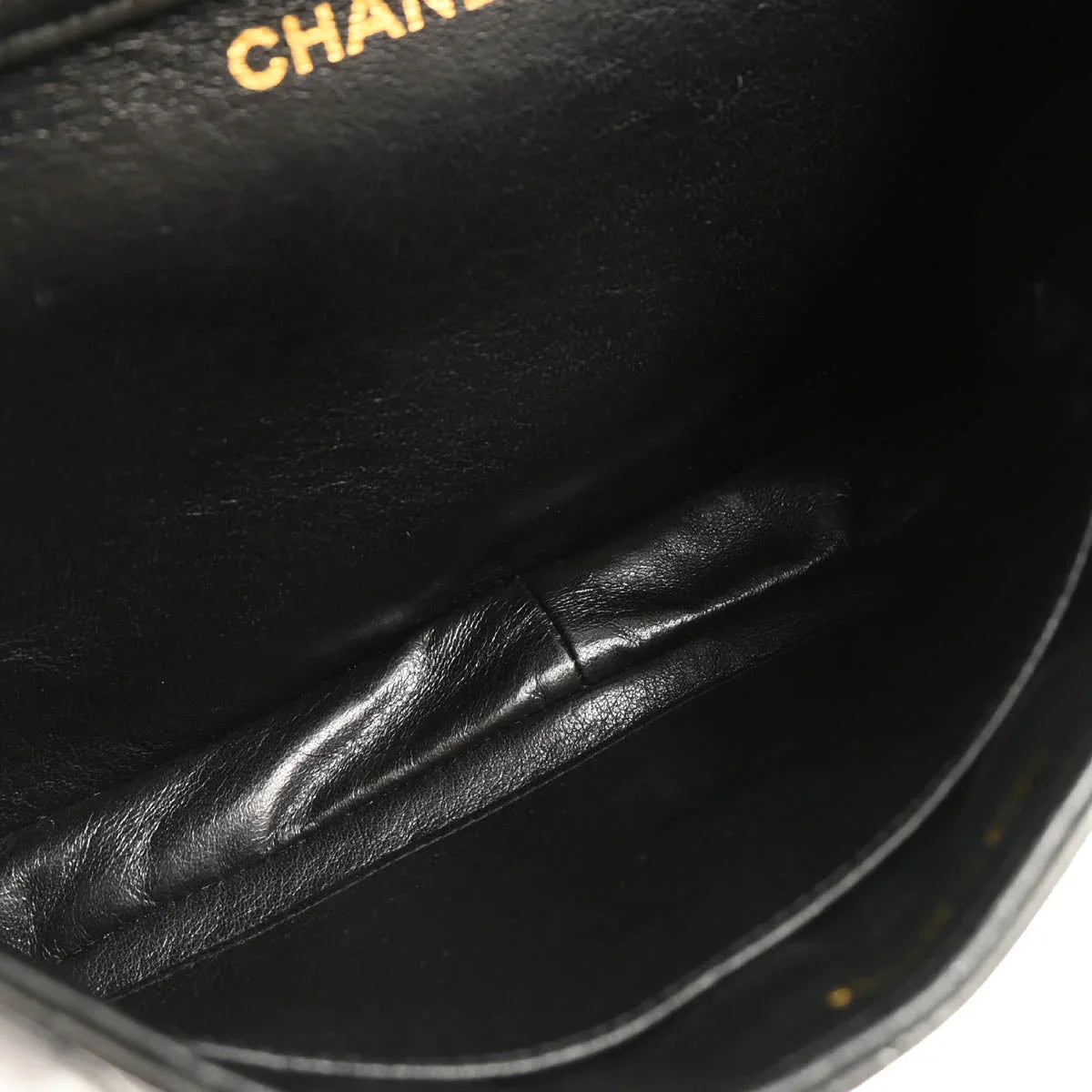 Chanel 1996-1997 Black Lambskin Double Sided Classic Flap Shoulder Bag