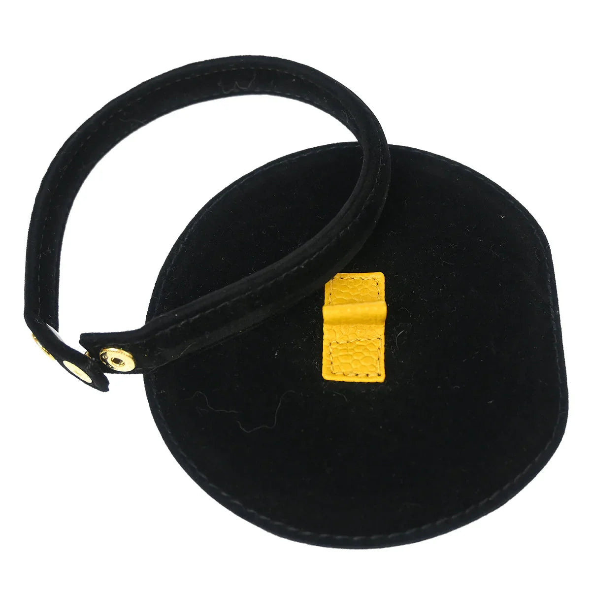 Chanel 1994-1996 Yellow Caviar Jewelry Case Pouch