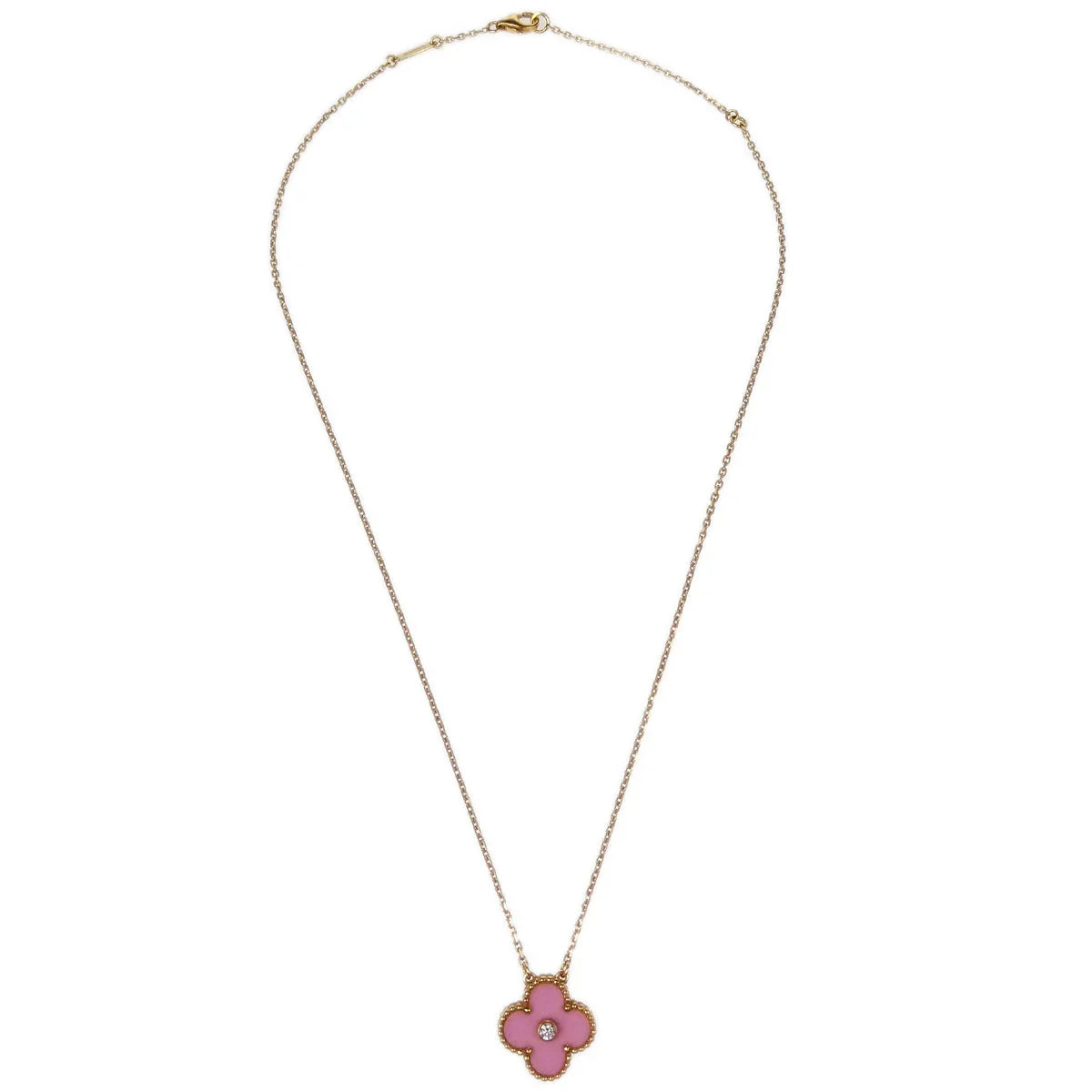 Van Cleef & Arpels Alhambra Pendant Necklace Au750 JE442675
