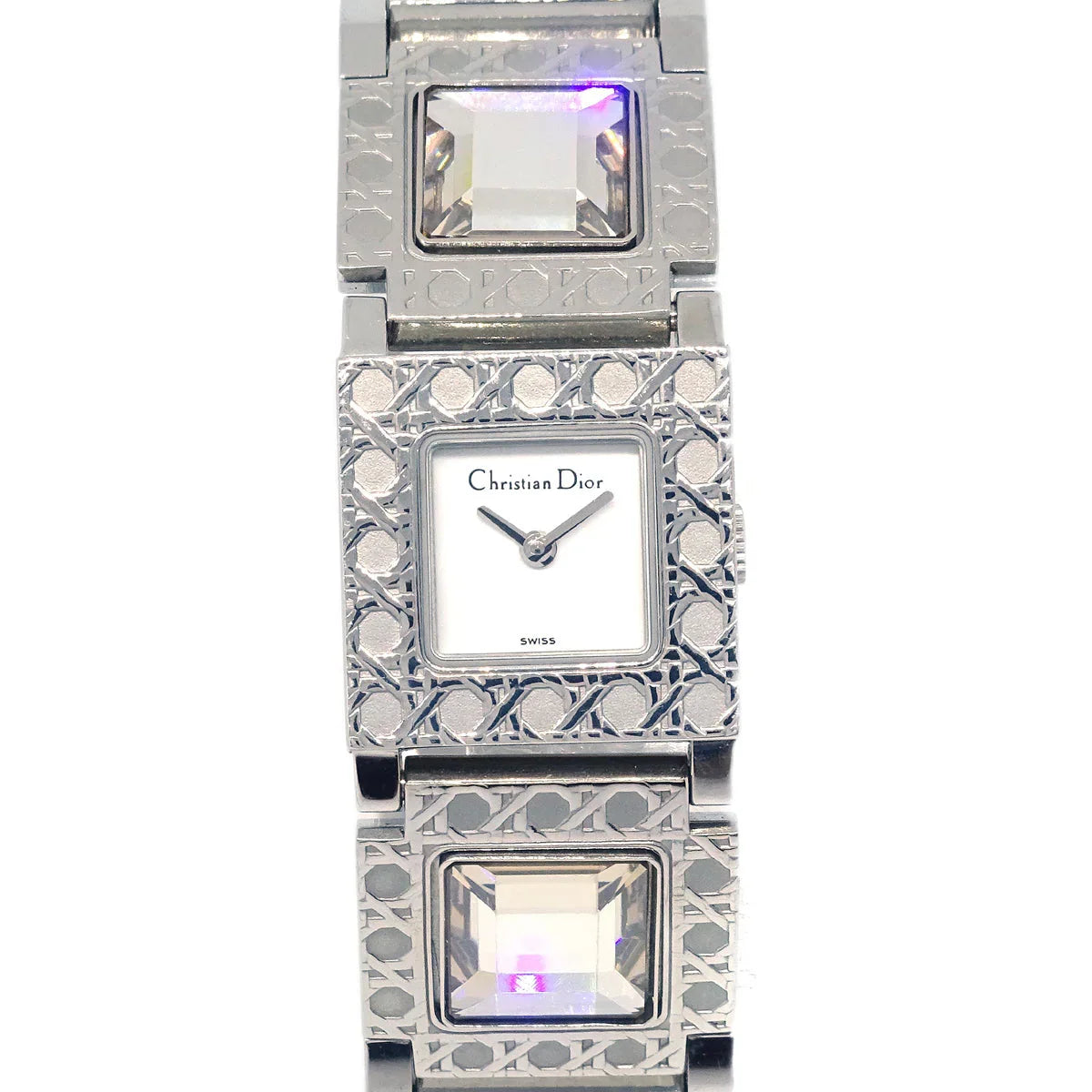 Christian Dior * D60-109 La Parisienne Quartz Watch Silver