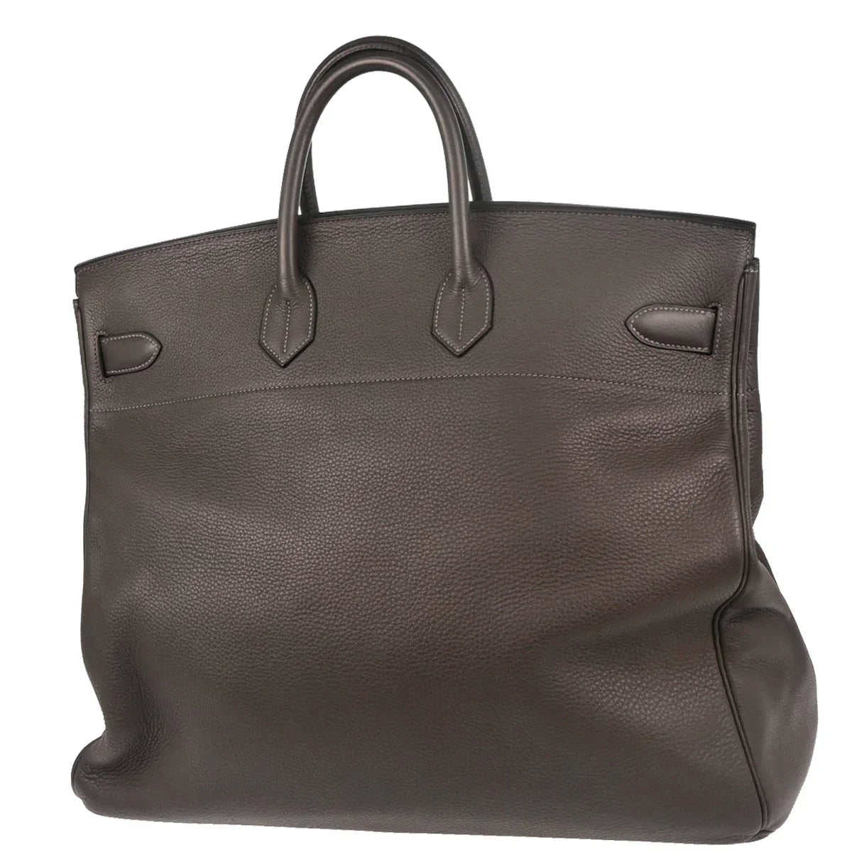 Hermes Graphite Togo Haut a Courroies 50 Handbag