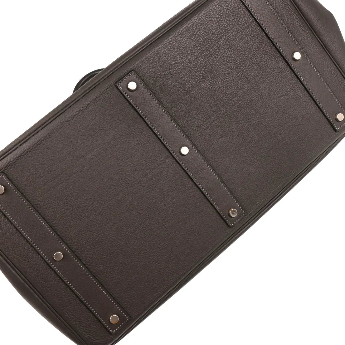 Hermes Graphite Togo Haut a Courroies 50 Handbag