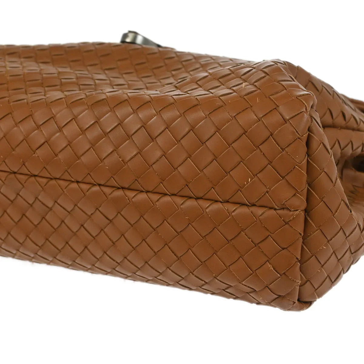 Bottega Veneta Brown Intrecciato Briefcase Handbag