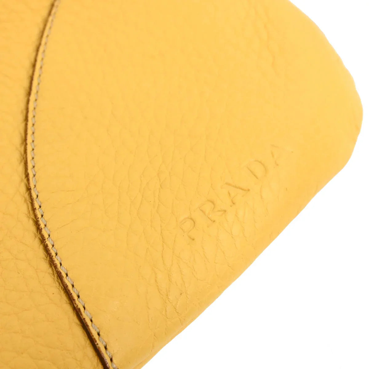 Prada Yellow Chain Shoulder Bag
