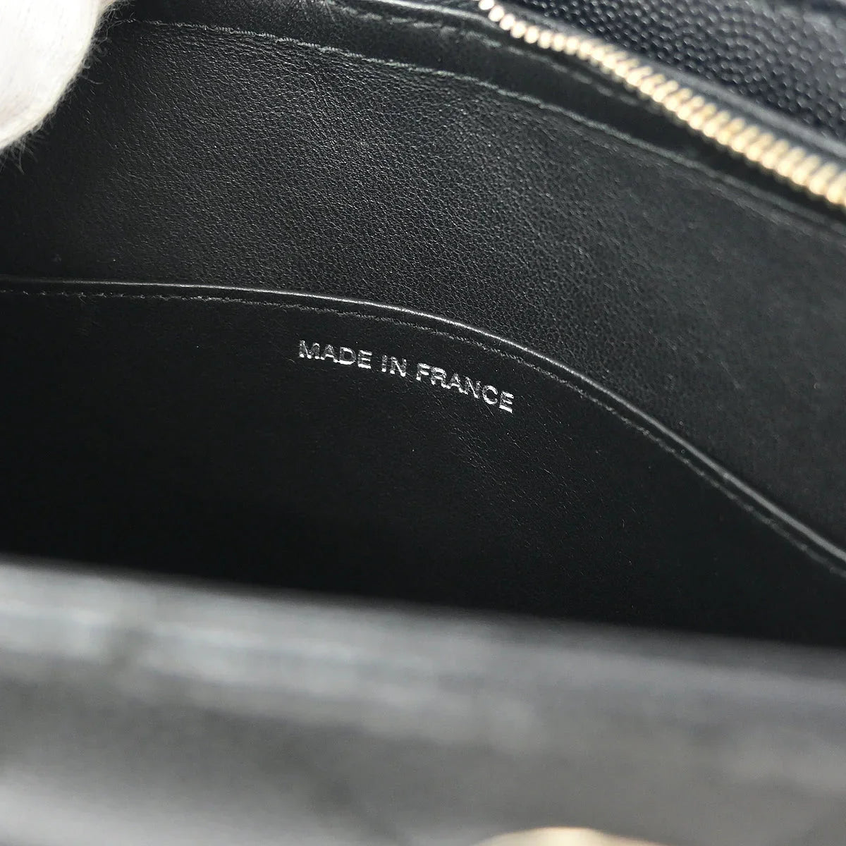 Chanel 1997-1999 Black Caviar Handbag