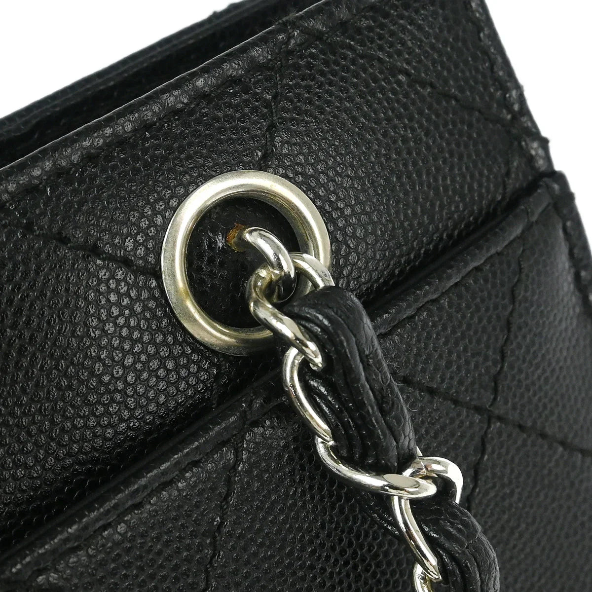 Chanel 1997-1999 Black Caviar Handbag