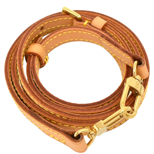 Louis Vuitton Beige Leather Shoulder Strap Accessories Small Good